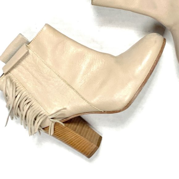 Kenneth Cole 36 LE Sheera Nude Ankle Boots Booties - Picture 2 of 8